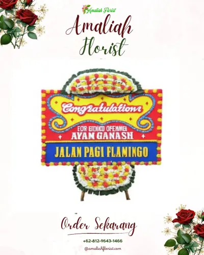 Bunga Papan Congratulation di Tirtomarto